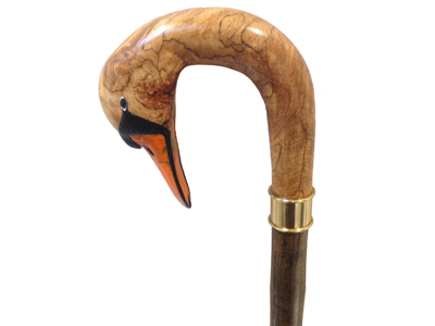 Swan Walking Stick