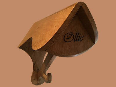 Oak Saddle Rack